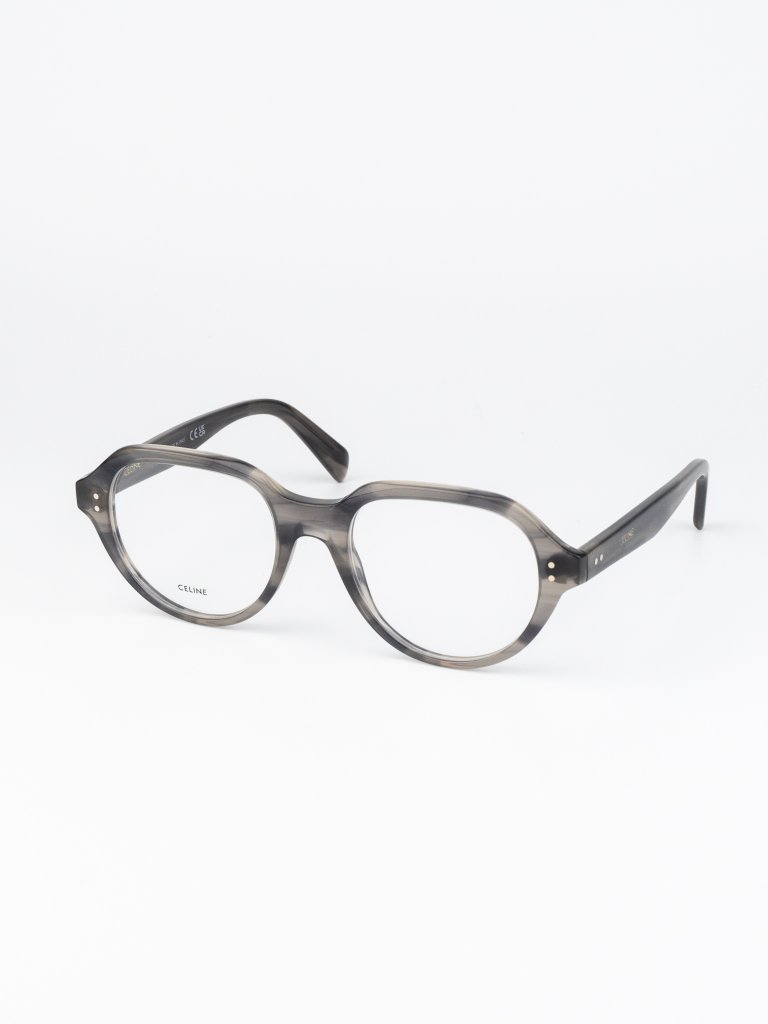 Celine Gray Marbled Round Optical Glasses